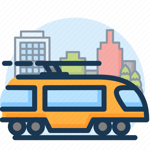 City, railway, train, transport, transportation, travel, vacation icon - Download on Iconfinder