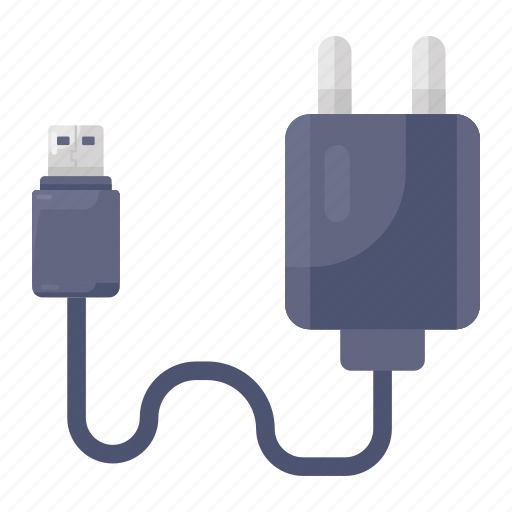 Battery charger, charger, data cable, mobile, mobile adapter, mobile charger, portable charger icon - Download on Iconfinder