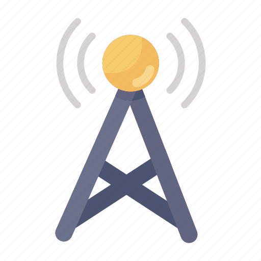 Communication tower, radio tower, signal tower, wifi, wifi antenna, wifi tower, wireless antenna icon - Download on Iconfinder
