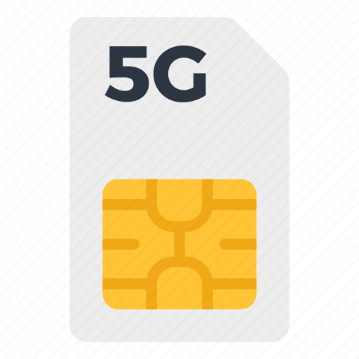 5g sim, sim card, subscriber identity module, microchip, microsim icon - Download on Iconfinder
