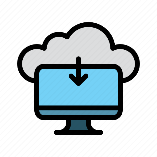 Cloud, computer, data, download, technology icon - Download on Iconfinder