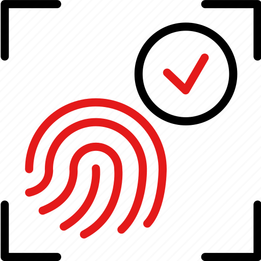 Fingerprint, scan, biometric, security icon - Download on Iconfinder