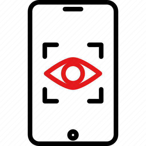 Scanner, phone, mobile, smartphone, retinal scan, protection, technology icon - Download on Iconfinder