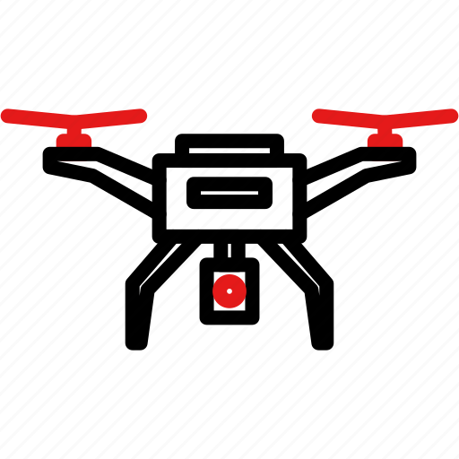 Drone, quadcopter, technology, device, transportation icon - Download on Iconfinder