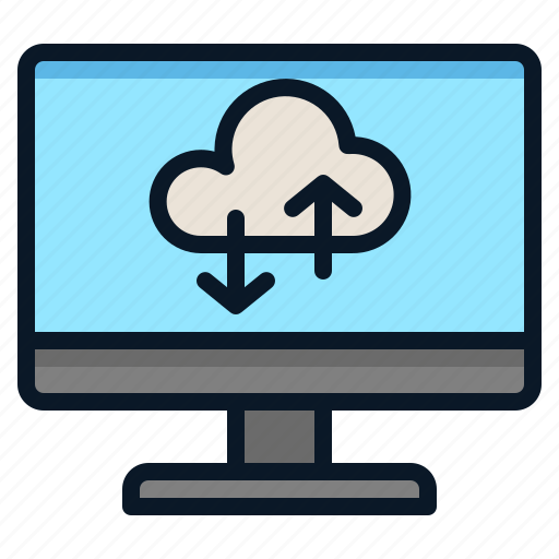Backup, cloud, computer, technology icon - Download on Iconfinder