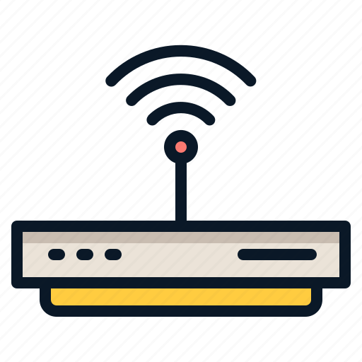 Modem, network, router, technology, wireless icon - Download on Iconfinder