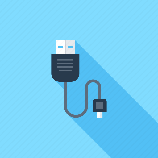 Adapter, cable, connection, plug, plugin, usb, wire icon - Download on Iconfinder