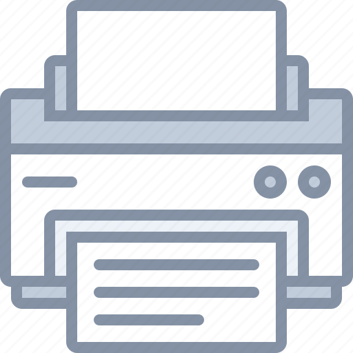 Device, document, paper, print, printer, technology icon - Download on Iconfinder