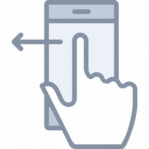 Gesture, left, mobile, phone, swipe, technology icon - Download on Iconfinder