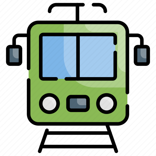 Electric, railroad, suburban, train, transport icon - Download on Iconfinder
