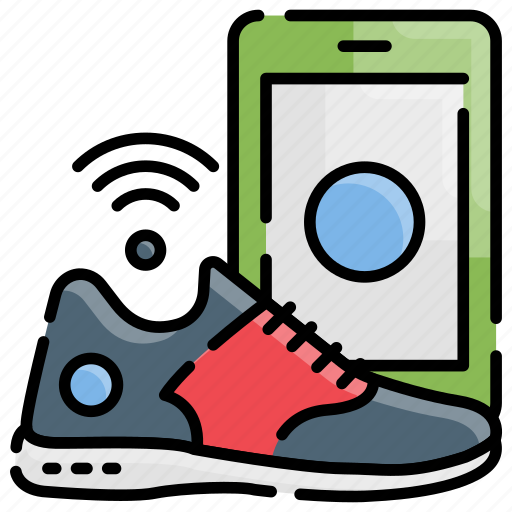 Mobile, shoes, smart, smart shoes, technology icon - Download on Iconfinder