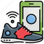 mobile, shoes, smart, smart shoes, technology 