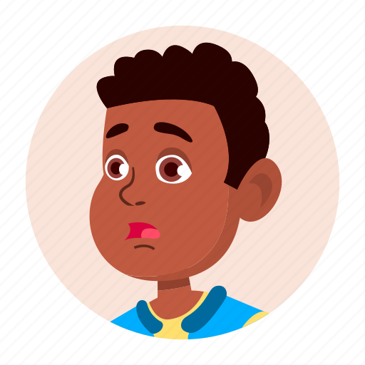 African, avatar, black, boy, face, people, school icon - Download on Iconfinder
