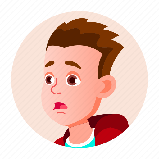 Avatar, boy, emotion, expression, face, people, teen icon - Download on Iconfinder