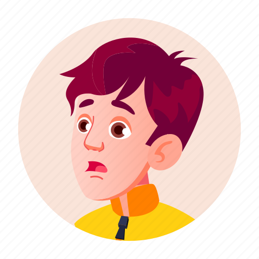 Avatar, boy, emotion, expression, face, teen icon - Download on Iconfinder