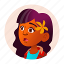 avatar, expression, girl, hindu, indian, teen
