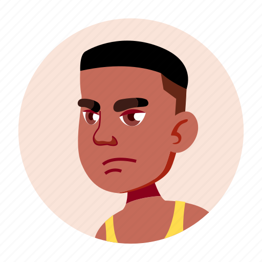 African, avatar, black, boy, face, teen, university icon - Download on Iconfinder