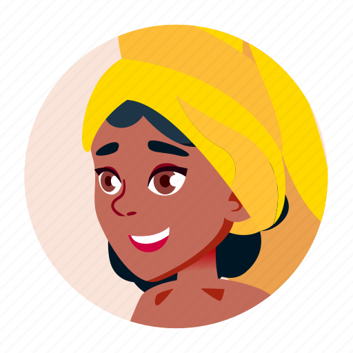 African, avatar, black, girl, teen, university icon - Download on Iconfinder