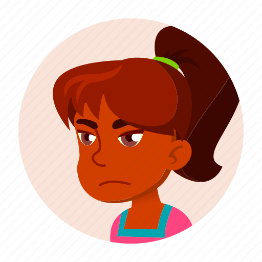 Avatar, expression, girl, hindu, indian, people, teen icon - Download on Iconfinder