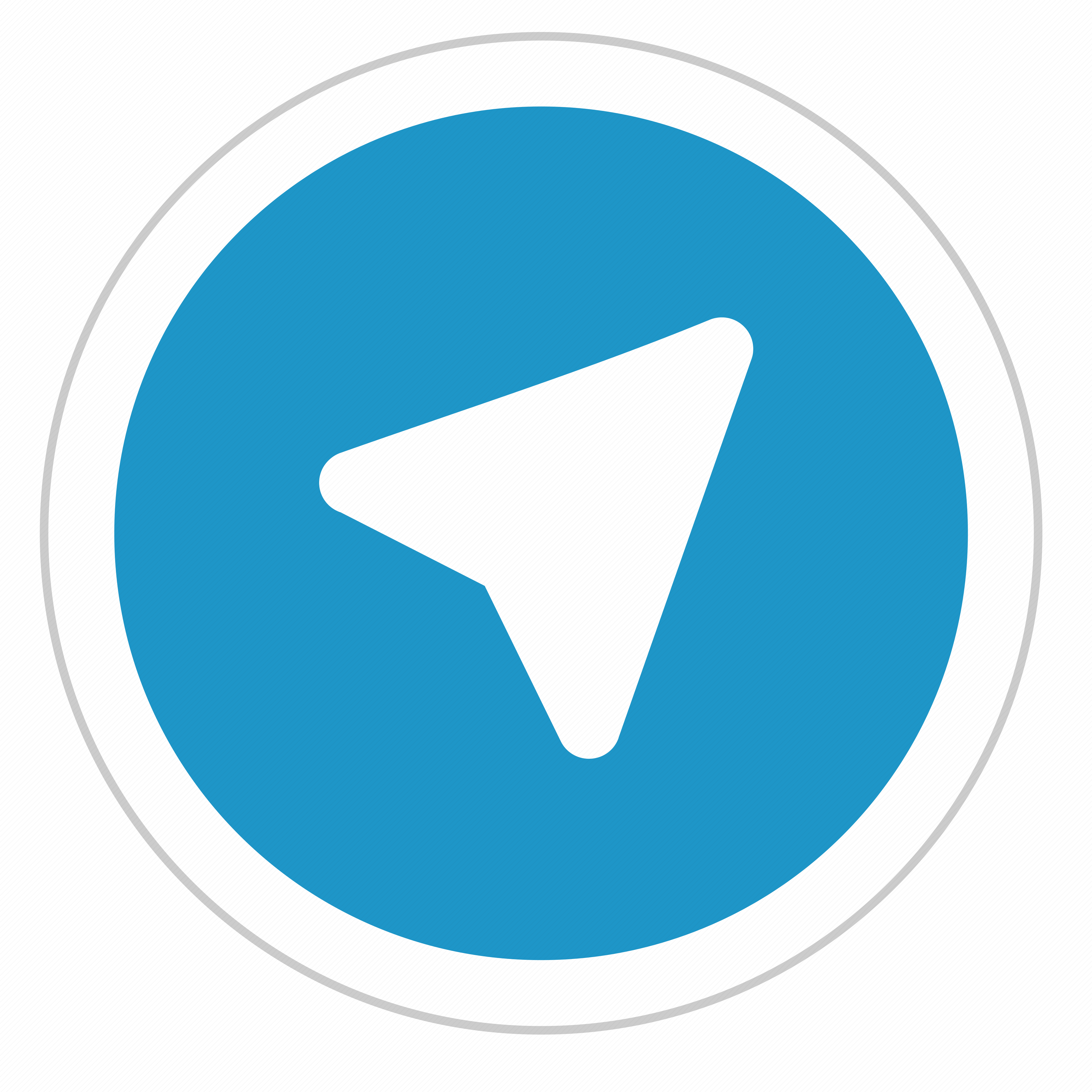 Round, sign, telegram, ui icon - Download on Iconfinder