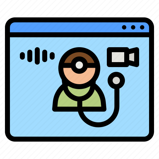 Doctor, healthcare, medical, online, browser icon - Download on Iconfinder