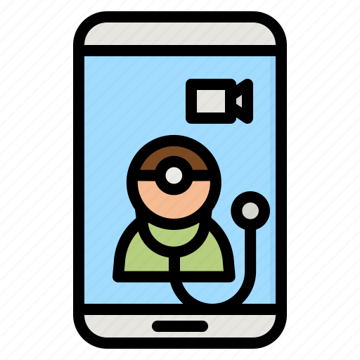 Doctor, healthcare, medical, online, phone icon - Download on Iconfinder