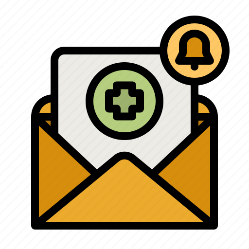Email, telemedicine, healthcare, medical, monitor icon - Download on Iconfinder