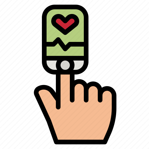 Oximeter, pulse, heart, rate icon - Download on Iconfinder