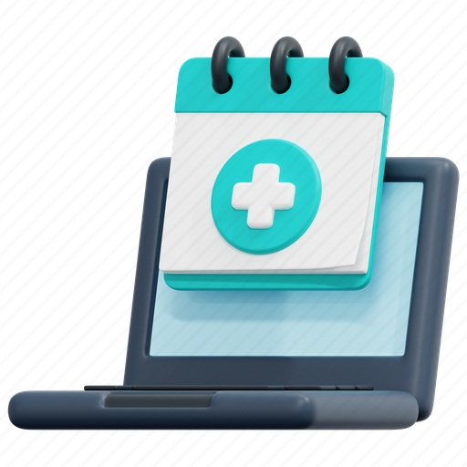 Appointment, medical, calendar, date, check, schedule, 3d 3D illustration - Download on Iconfinder