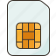 sim, card, technology, mobile, communication 