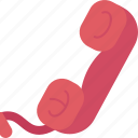 telephone, receiver, communication, call, audio