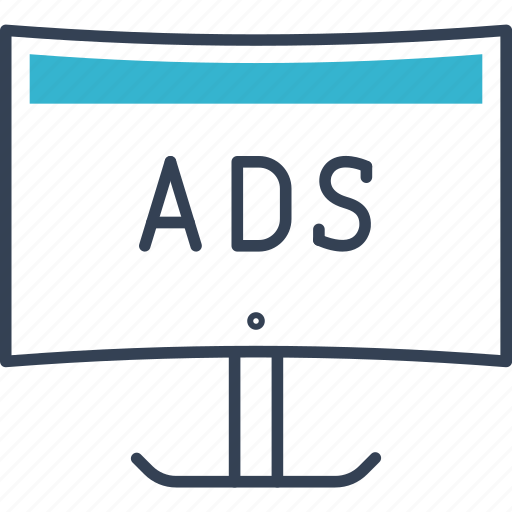 Ads, screen, television icon - Download on Iconfinder