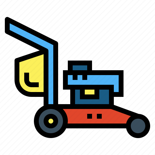 Cleaning, electronics, lawn, machine, mower icon - Download on Iconfinder