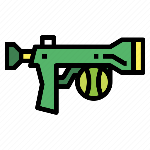 Ball, equipment, gun, sport, tennis icon - Download on Iconfinder