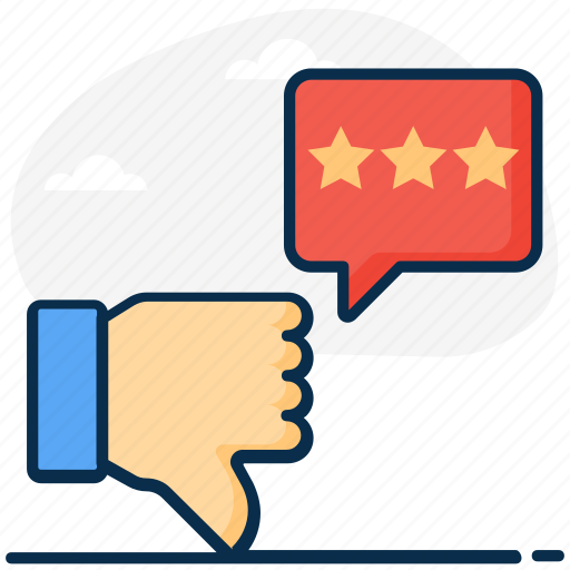 Bad, feedback, opinion, review, shopping feedback, shopping ratings icon - Download on Iconfinder