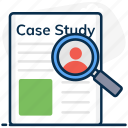 business study, case, case analysis, case investigation, case study, study, support case