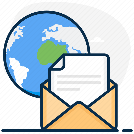 Business email, correspondence, email, online massage, opened email icon - Download on Iconfinder