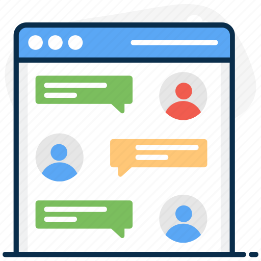 Comments, forum, web chat messaging, web communication icon - Download on Iconfinder