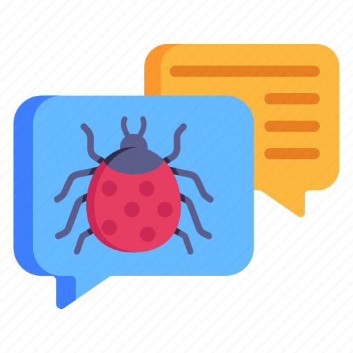 Message bug, message threat, spam message, communication, chatting icon - Download on Iconfinder