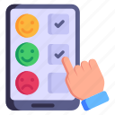feedback survey, satisfaction survey, reactions, emojis, emoticons