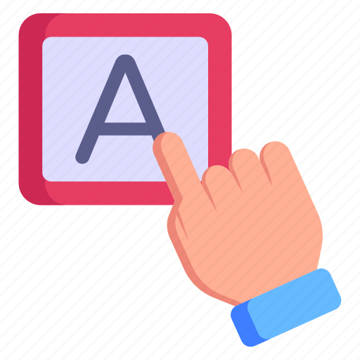 Spell testing, check spell, alphabet, spell, text icon - Download on Iconfinder