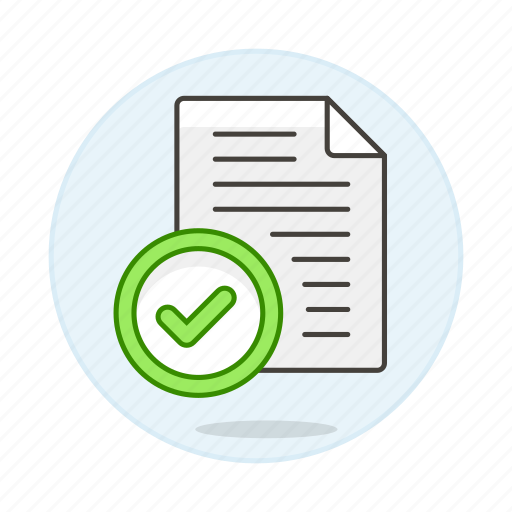 Approve, check, document, mark, reviewing, text icon - Download on Iconfinder