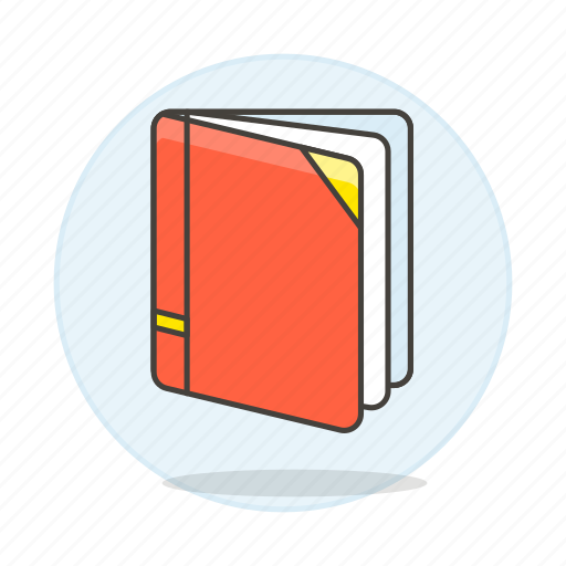 Book, books, closing, magazine, notebook, read, red icon - Download on Iconfinder