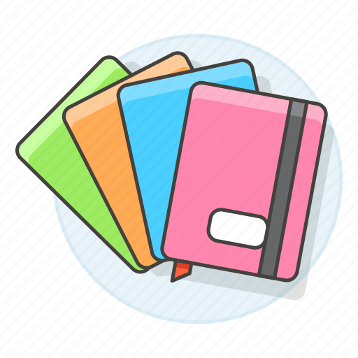 Color, notebook, notebooks, notes, text icon - Download on Iconfinder