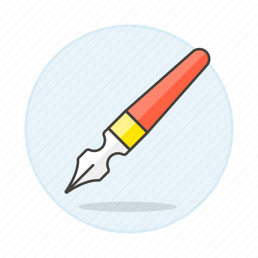 Calligraphy, dip, pen, supplies, text, tools, writing icon - Download on Iconfinder