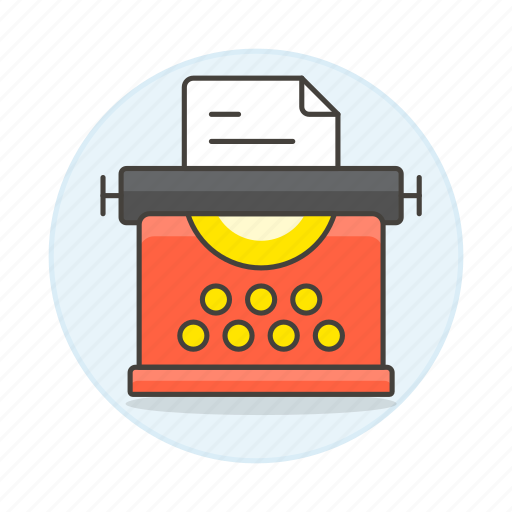 Paper, writing, typewriter, sheet, supplies, text, tools icon - Download on Iconfinder