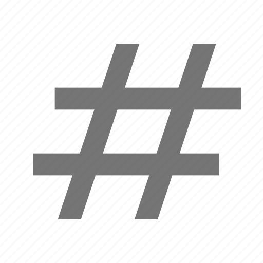 Hashtag, pound, controls, conversion, document, settings, sign icon - Download on Iconfinder