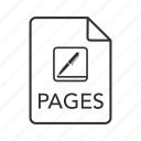 page document, page file, page file icon, page format, page icon, page image, page