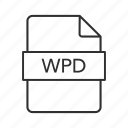 wpd document, wpd file icon, wpd icon, wpd image, wpd text format, wpd, wordperfect document