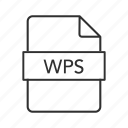 wps document, wps file icon, wps icon, wps image, wps text format, wps, microsoft works word processor document